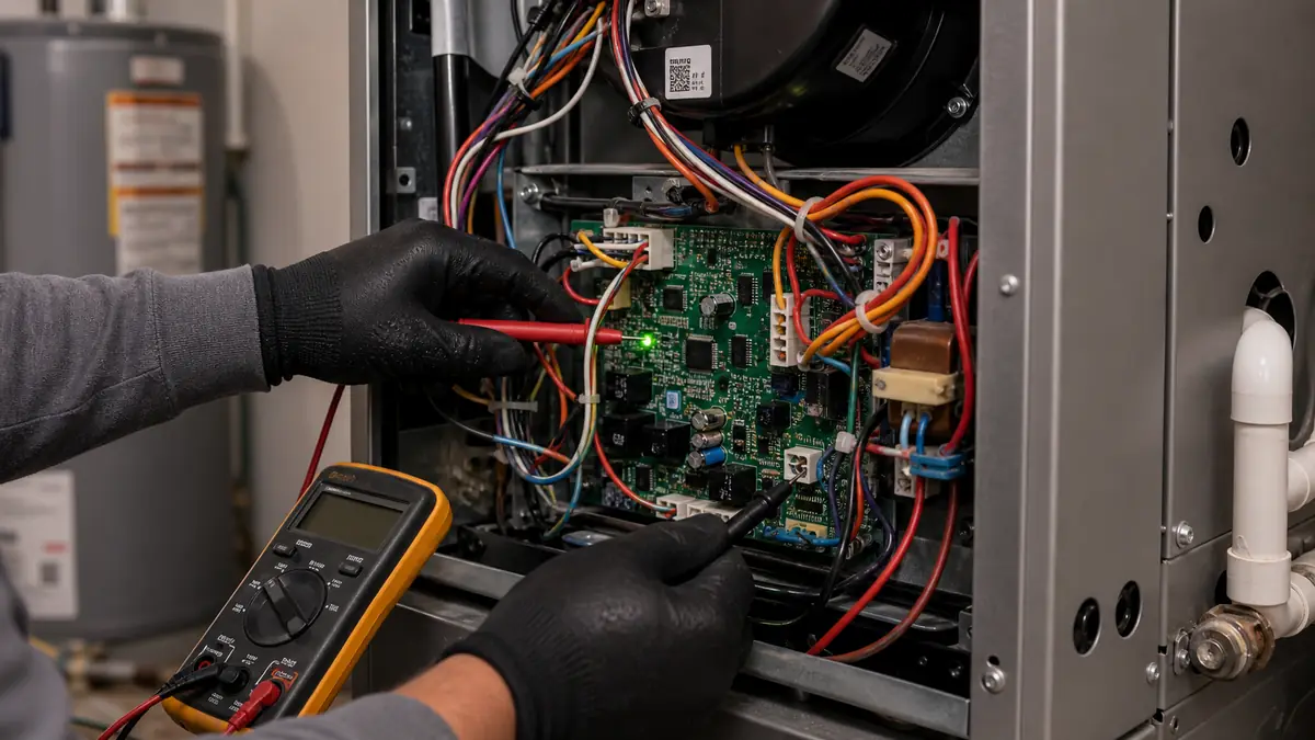 Reading Mitsubishi P, E, U, and F fault codes on a Pomona, CA mini-split